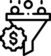 filter illustration on a white background   