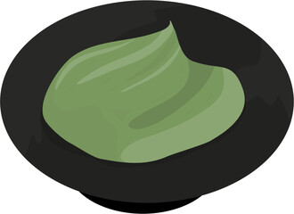 Hand drawn japanese food sushi vector