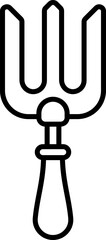 fork illustration on a white background  