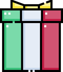 gift illustration on a white background     