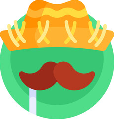 hat illustration on a white background     