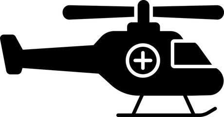 helicopter illustration on a white background     