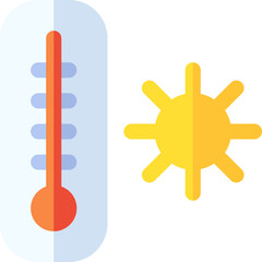 hot illustration on a white background    