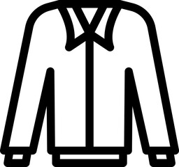 jacket illustration on a white background     