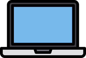 laptop (2) illustration on a white background     