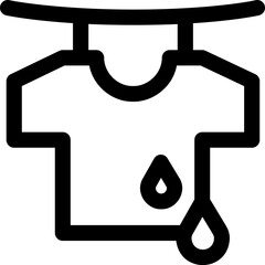 laundry illustration on a white background     