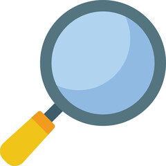 magnifying glass (2) illustration on a white background     