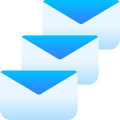 mail illustration on a white background     