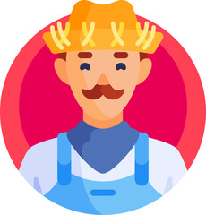 man illustration on a white background   