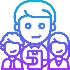 manager illustration on a white background     