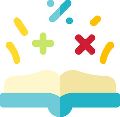 Fototapeta premium maths illustration on a white background 