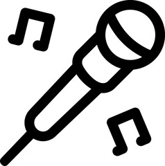 microphone illustration on a white background     