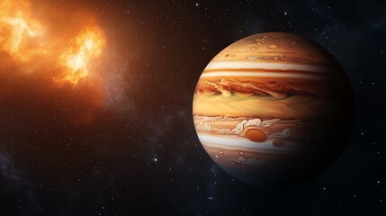 Jupiter. AI generated.