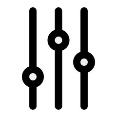 Circle sliders representing adjustable controls. Ideal for user interface design or technology applications.
