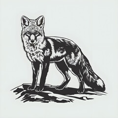 Fototapeta premium Silhouette Animal Illustrations Elegant Animal Silhouettes for Design Crafters and Creatives