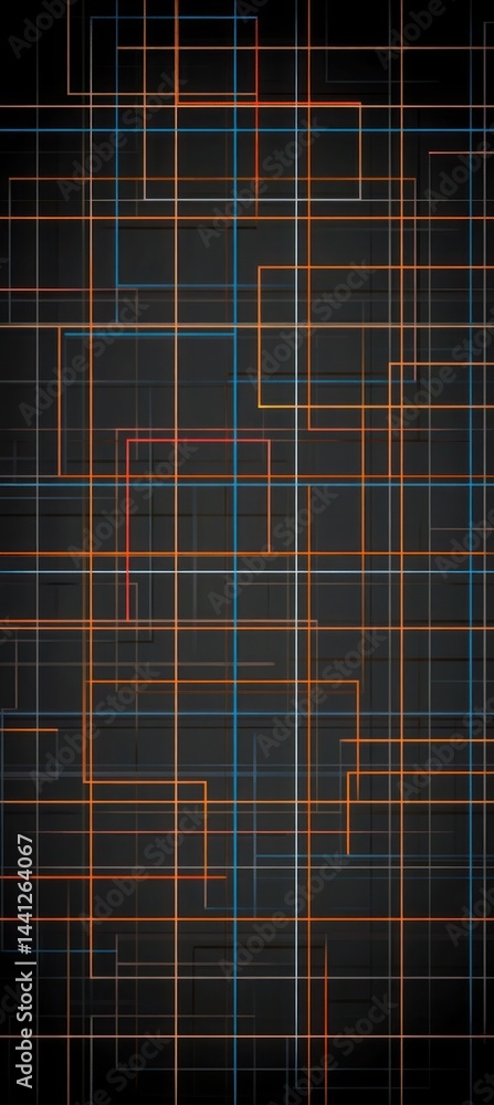 Poster abstract grid network; digital background; technology concept