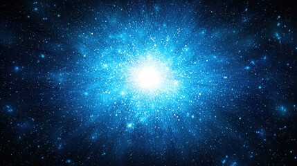 Cosmic Radiance: A Celestial Burst of Light and Energy