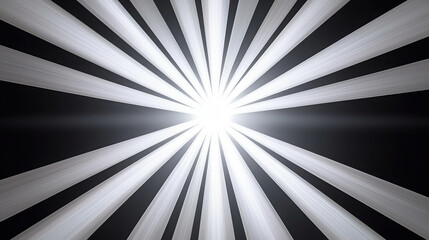 Abstract Light Rays Radiating From Center Creating Dynamic Background Design Effect
