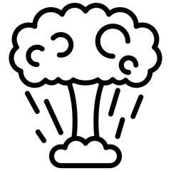 Destruction Outline Icon