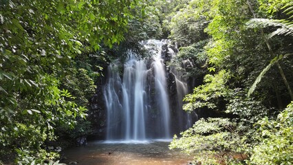 Aerial photo of Ellinjaa Falls Milla Milla Queensland  Australia
