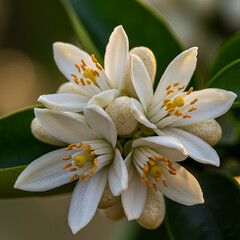 Fototapeta premium white magnolia flower