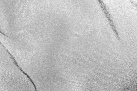 Textured Grunge Overlay of Wrinkled Grey Fabric with Distressed Surface