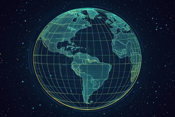 Classic Globe Featuring Politically Highlighted Zones for Strategic Planning in a Global Context