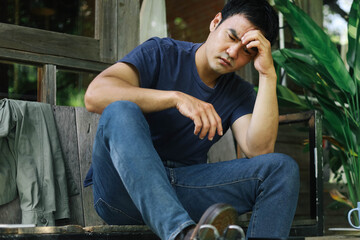domestic,sad serious illness man.depressed emotion panic attacks alone sick people fear stressful crying.stop abusing violence,help person with health anxiety,thinking bad frustrated exhausted