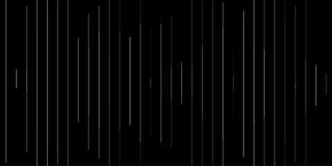 Obraz premium An abstract geometric pattern featuring random diagonal lines on a black background. The design is monochrome with a minimalistic outline style, creating a trendy, modern, and dynamic texture.