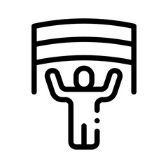 celebration line icon