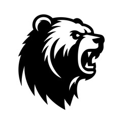 Brown Bear Icon Symbol Logo