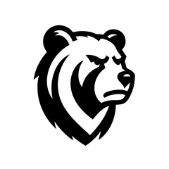 Brown Bear Icon Symbol Logo