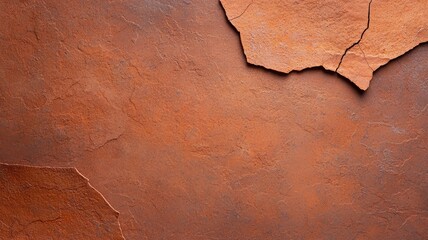 Fototapeta premium Rustic Brown Metal Texture With Flaking Paint Backgrounds