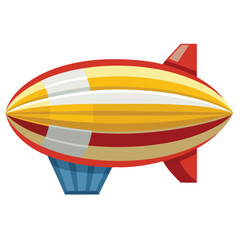 Airship icon isolated on white background