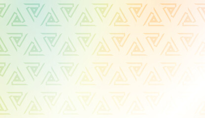 Decorative pattern with geometric ornament. Vector illustration. For fashion print, scrapbooking page, flyer design. Gradient color