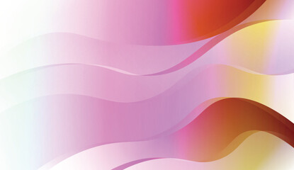 Geometric Pattern With Lines, Wave. For Your Design Ad, Banner, Cover Page. Vector Illustration with Color Gradient.