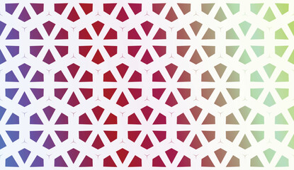 Layout With Curved Line. Abstract Hipster Pattern. Gradient Background. Design For Screen, Presentation, Wallpaper. Holiday Object. Vector Illustration