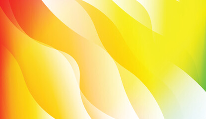 Abstract Shiny Waves. For Your Design Ad, Banner, Cover Page. Vector Illustration with Color Gradient.