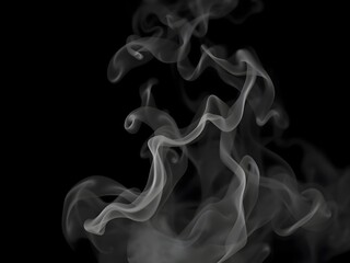 Fototapeta premium smoke, black, light, shape, wave, curve, fire, air, pattern, art, cigarette, swirl, motion, concept, incense, smooth, texture, fume, flow, design, color, form, aroma, flowing, burning
