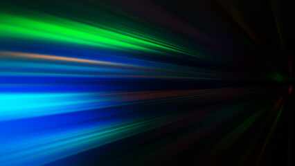 Speed light background .Colorful light trails with motion effect. high speed light effect on black...