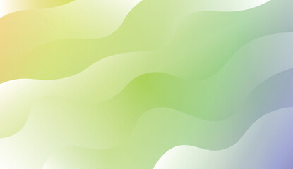 Wave Modern Background. For Business Presentation Wallpaper, Flyer, Cover. Vector Illustration with Color Gradient.