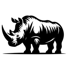 Obraz premium black and white vector silhouette