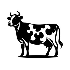 black and white vector silhouette