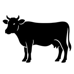 black and white vector silhouette