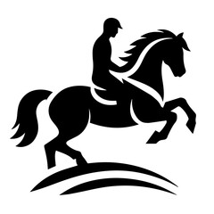 black and white vector silhouette