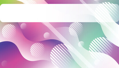 Futuristic Background With Color Gradient Geometric Shape for Your Design Landing Page, Ad, Banner, Cover Page. Vector Illustration with Color Gradient.