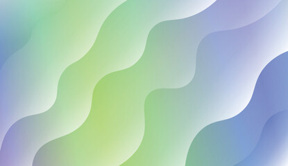 Wavy Background. For Futuristic Ad, Booklets. Vector Illustration with Color Gradient.
