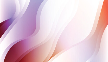 Abstract Shiny Waves. For Your Design Ad, Banner, Cover Page. Vector Illustration with Color Gradient.