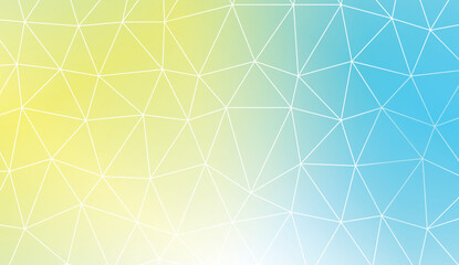 Fototapeta premium Modern geometrical abstract background with polygonal elements For interior wallpaper, smart design, fashion print. Vector illustration. Creative gradient color.