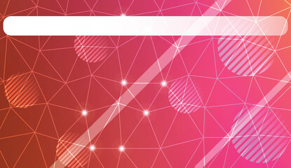 Decorative background with triangles, line, circle, space for text. Decorative design For interior wallpaper, smart design, fashion print. Vector illustration.